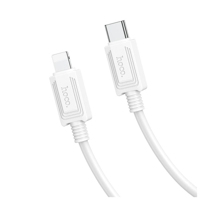 HOCO X73 PD Charging Cable - USB-C To Lightning / 1 Meter / White
