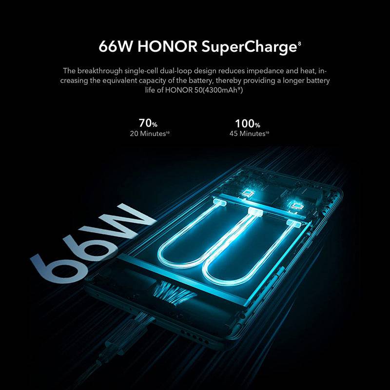 HONOR 50 - 128GB / 6.57" LCD / Wi-Fi / 5G / Green - Mobile