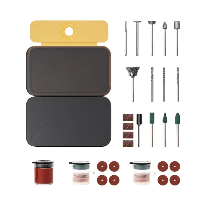 HOTO Rotary Tool Accessories Kit - black