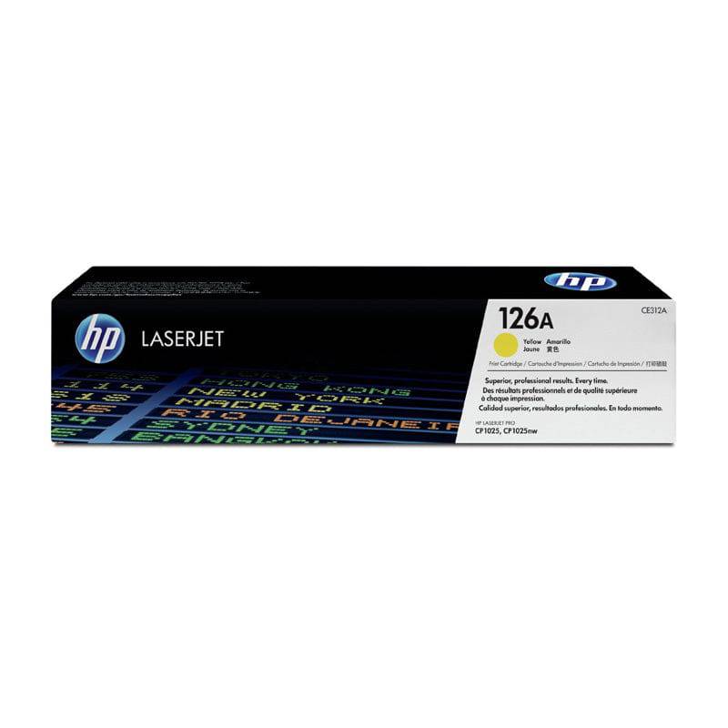 HP 126A Yellow Color - 1K Pages / Yellow Color / Toner Cartridge