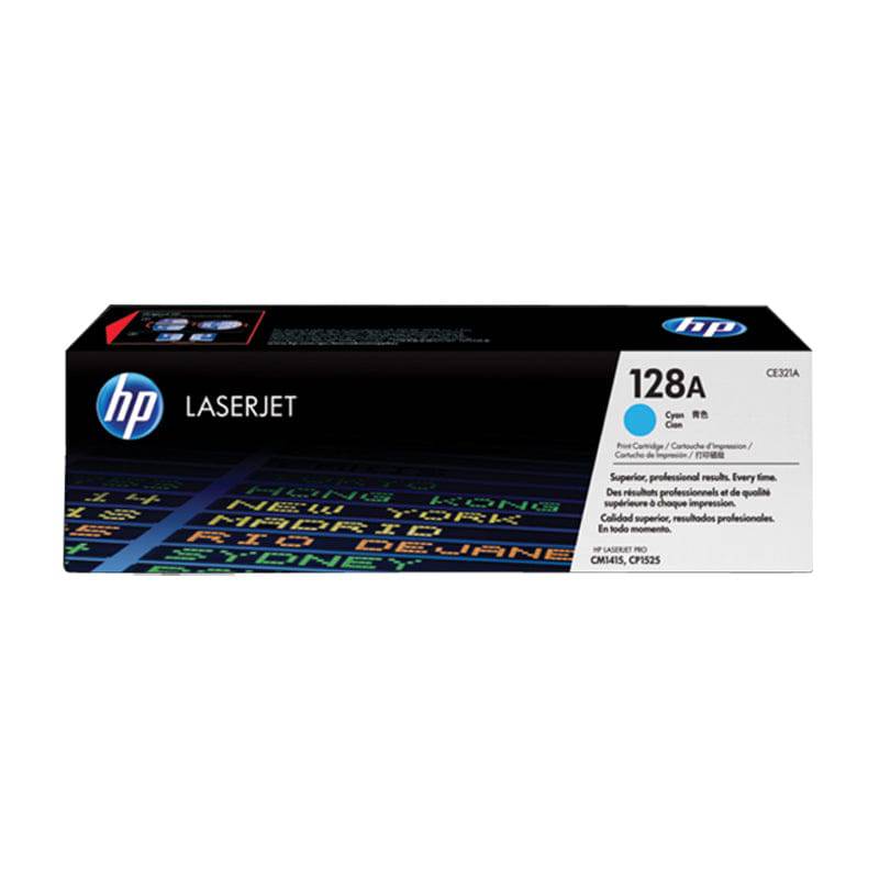 HP 128A Cyan Color - 1300 Pages / Cyan Color / Toner Cartridge
