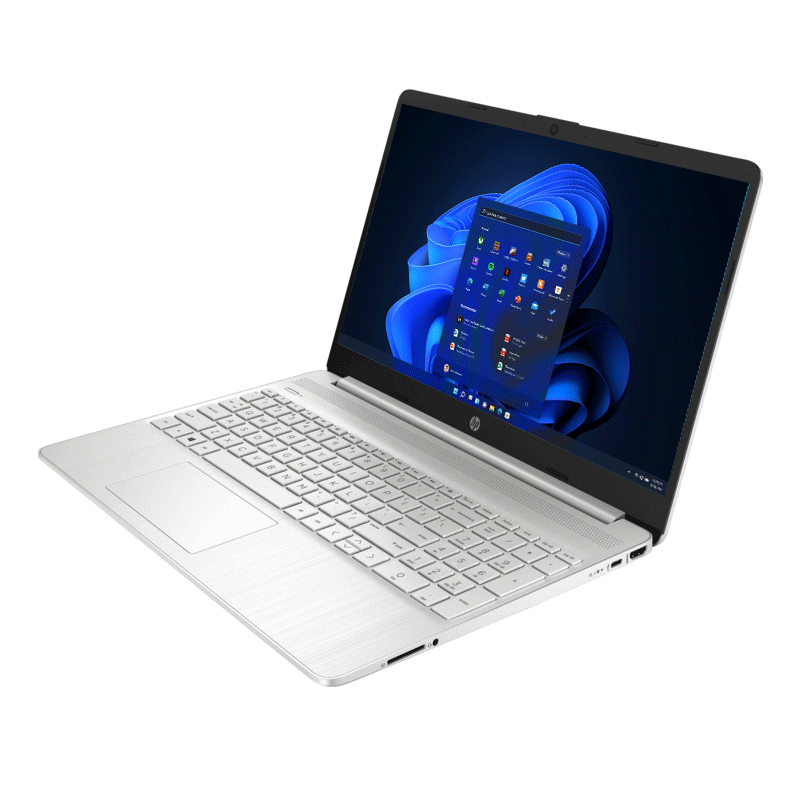 HP 15S-FQ5019NE - 15.6" HD / i5 / 16GB / 1TB (NVMe M.2 SSD) / Win 11 Pro / Silver / 1YW - Laptop