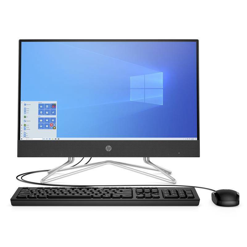 HP 200 G4 AIO PC - i3 / 16GB / 240GB SSD / 21.5" FHD Non-Touch / Win 10 Pro / 1YW / Black - Desktop