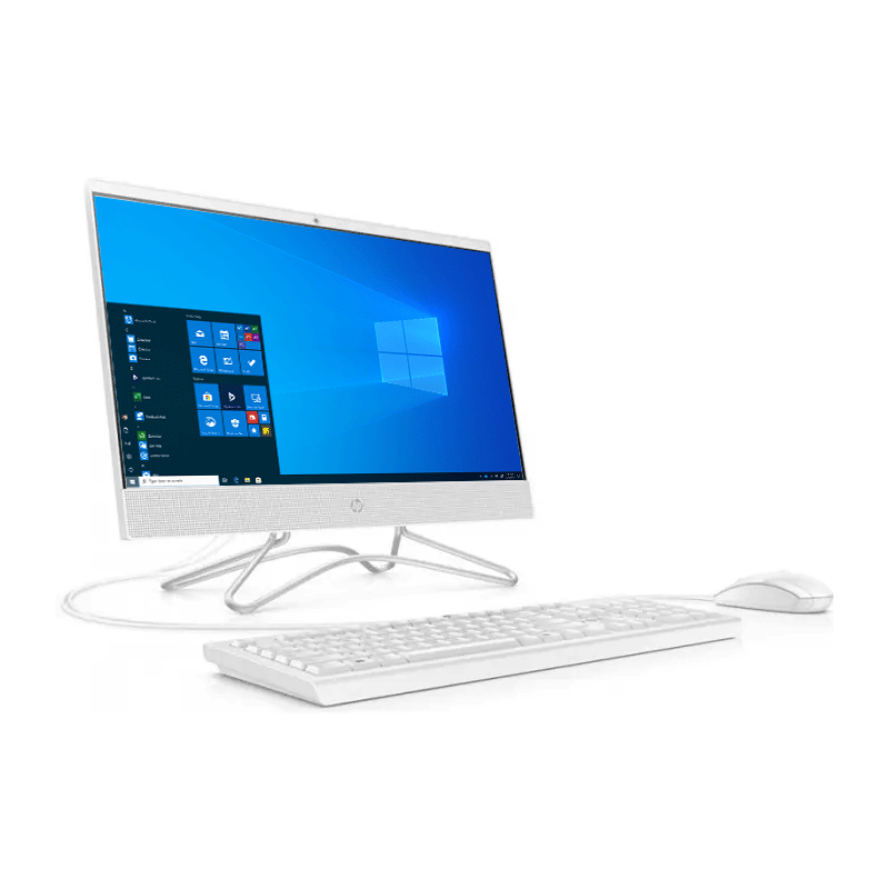 HP 200 G4 AIO PC - i3 / 32GB / 1TB / 21.5" FHD Non-Touch / Win 10 Pro / 1YW / White - Desktop