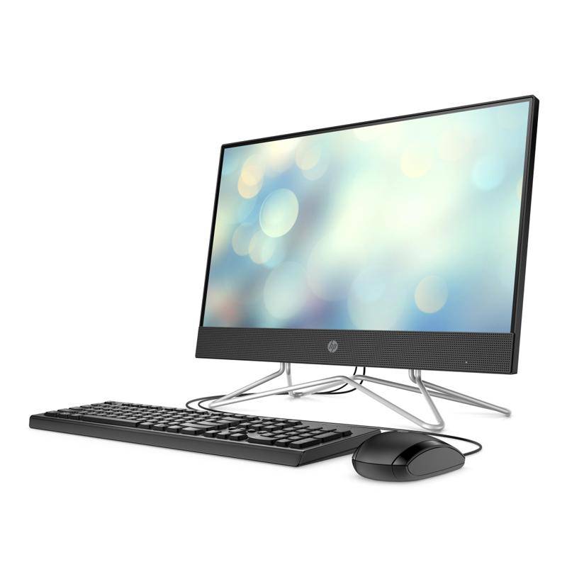 HP 200 G4 AIO PC - i3 / 32GB / 1TB SSD / 21.5" FHD Non-Touch / DOS (Without OS) / 1YW / Black - Desktop