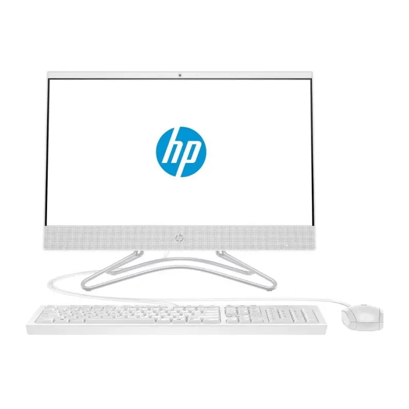 HP 200 G4 AIO PC - i3 / 4GB / 500GB SSD / 21.5" FHD Non-Touch / DOS (Without OS) / 1YW / White - Desktop