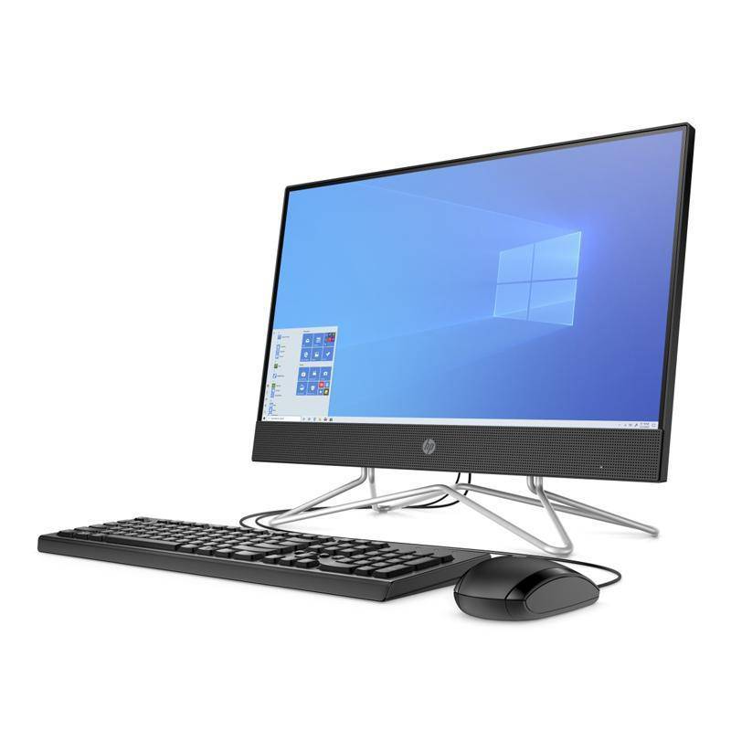 HP 200 G4 AIO PC - i3 / 64GB / 240GB SSD / 21.5" FHD Non-Touch / Win 10 Pro / 1YW / Black - Desktop