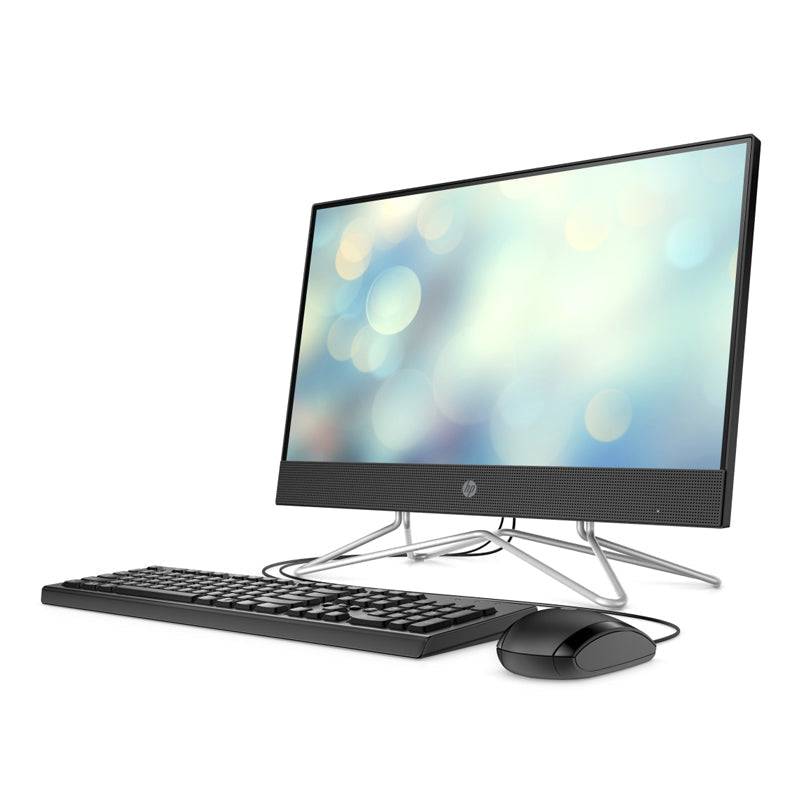 HP 200 G4 AIO PC - i5 / 16GB / 250GB SSD / 21.5" FHD Non-Touch / DOS (Without OS) / 1YW / Black - Desktop