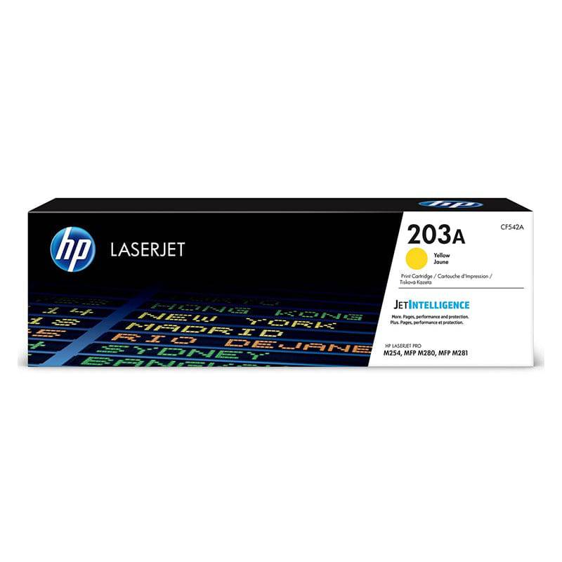 HP 203A Yellow Color - 1,300 pages / Yellow Color / Toner Cartridge