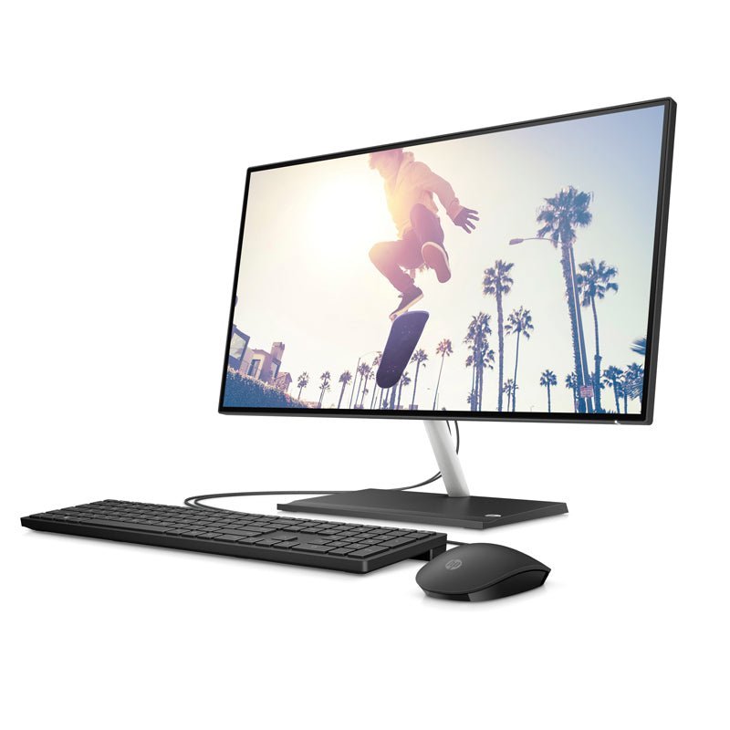 HP 24-CB1014NH AIO PC - i7 / 8GB / 512GB (NVME M.2 SSD) / 23.8" FHD Non-Touch / DOS (Without OS) / 1YW / Jet Black - Desktop