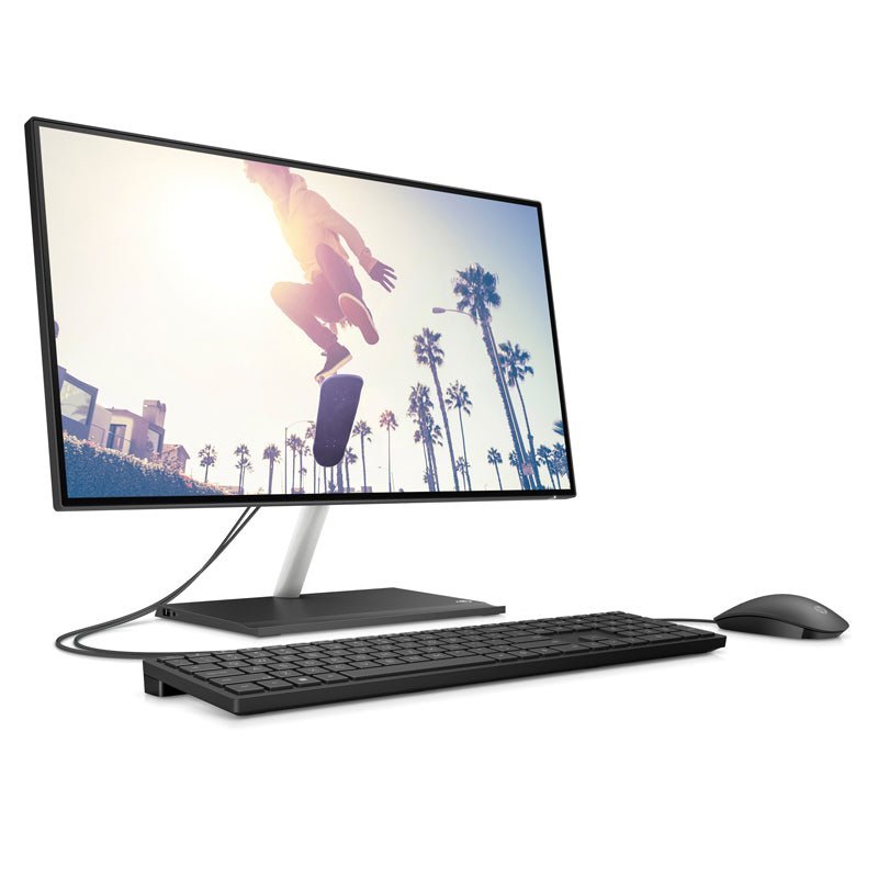 HP 24-CB1014NH AIO PC - i7 / 8GB / 512GB (NVME M.2 SSD) / 23.8" FHD Non-Touch / DOS (Without OS) / 1YW / Jet Black - Desktop