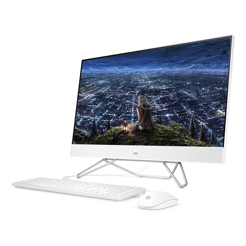 HP 24-CB1036NE AIO PC - i5 / 16GB / 1TB (NVME M.2 SSD) / 23.8" FHD Touch / DOS (Without OS) / 1YW / Starry White - Desktop