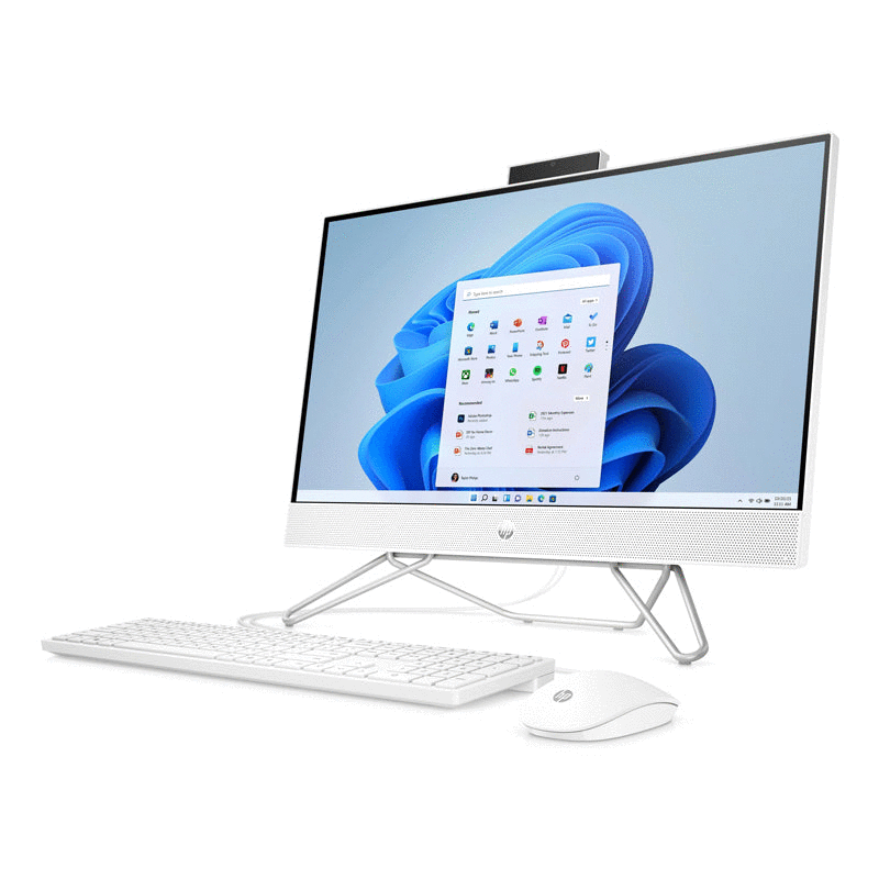 HP 24-CB1036NE AIO PC - i5 / 16GB / 1TB (NVME M.2 SSD) / 23.8" FHD Touch / Win 11 Pro / 1YW / Starry White - Desktop