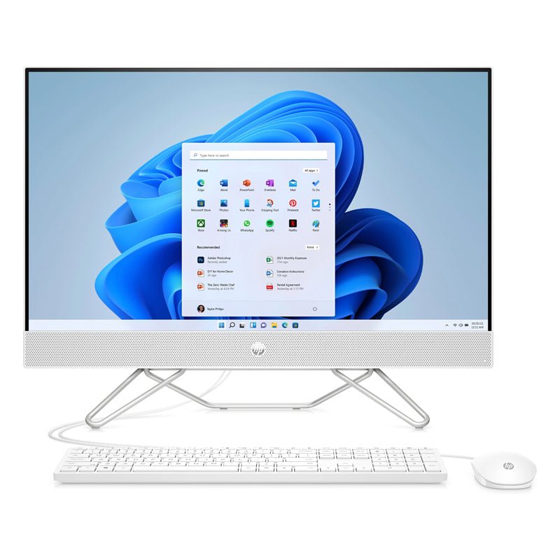 HP 24-CB1051NE AIO PC - i7 / 16GB / 1TB (NVME M.2 SSD) / 23.8" FHD Touch / Win 11 Pro / 1YW / Starry White - Desktop