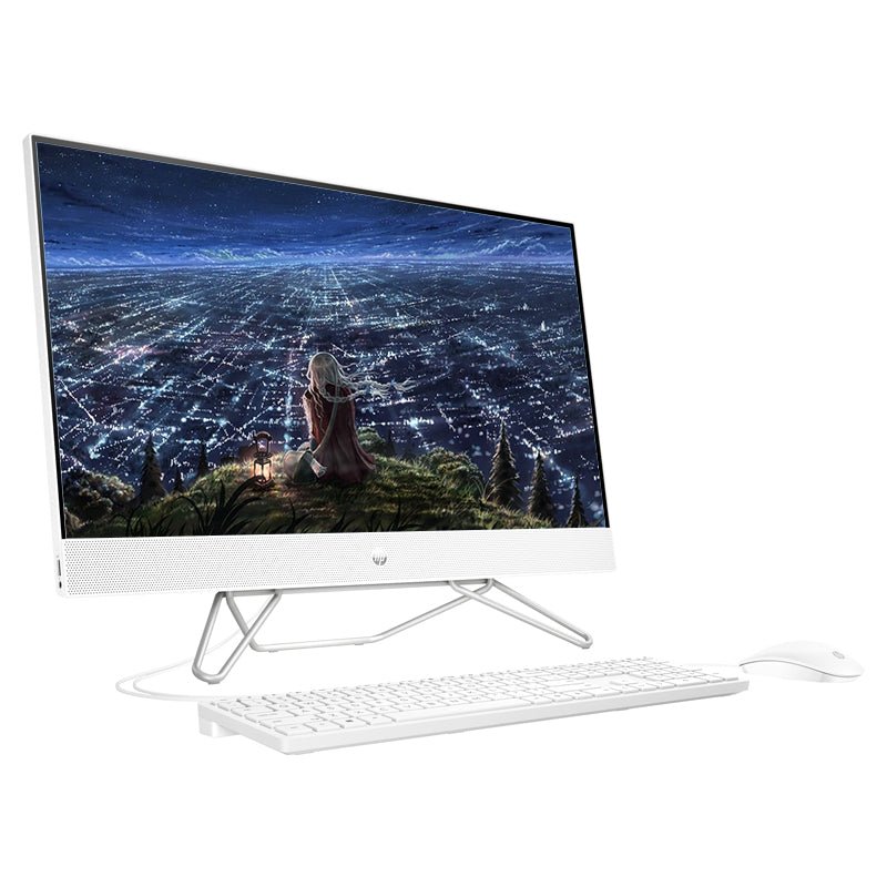 HP 24-CB1051NE AIO PC - i7 / 16GB / 250GB (NVME M.2 SSD) / 23.8" FHD Touch / DOS (Without OS) / 1YW / Starry White - Desktop