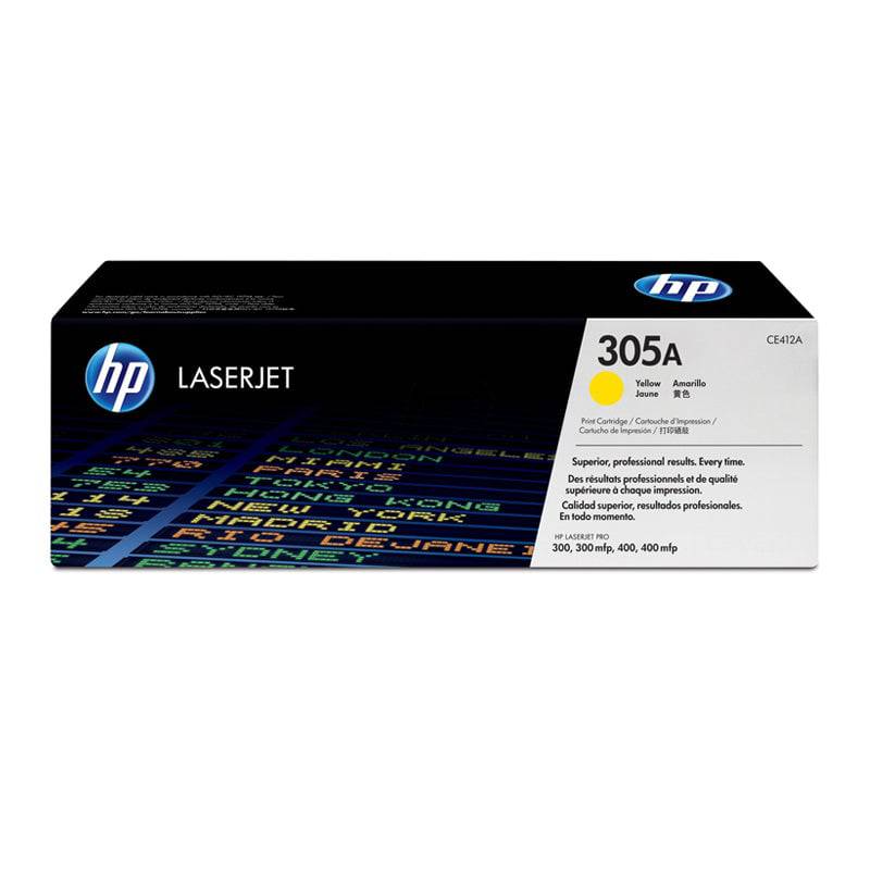 HP 305A Yellow Color - 2.6K Pages / Yellow Color / Toner Cartridge