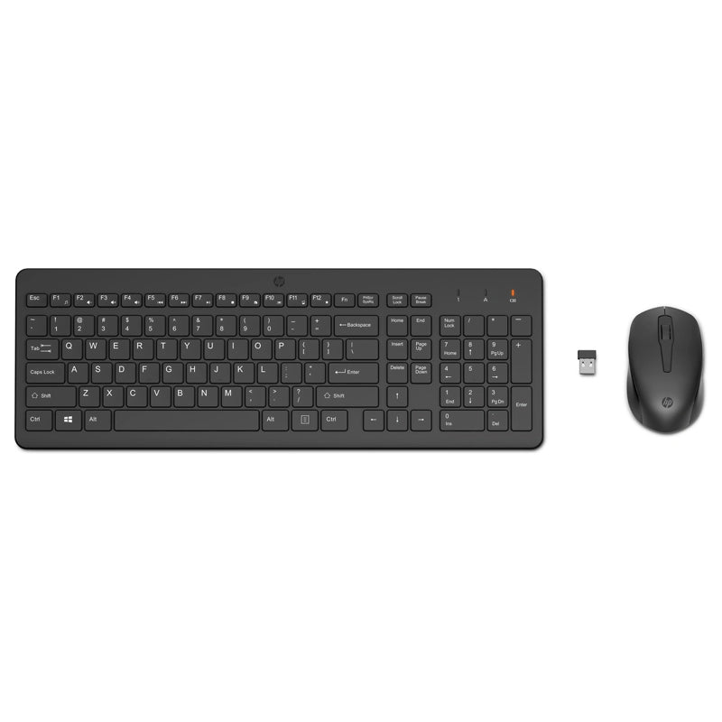 HP 330 Wireless Mouse and Keyboard - 2.40GHz / 1600dpi / Wireless / Black / Arabic/English Keys - Keyboard & Mouse Combo