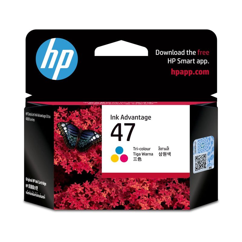 HP 47 Tri-Color Original Ink Cartridge - 700 Pages / Tri-Color / Ink Cartridge