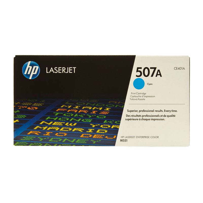 HP 507A Cyan Color - 6K Pages / Cyan Color / Toner Cartridge