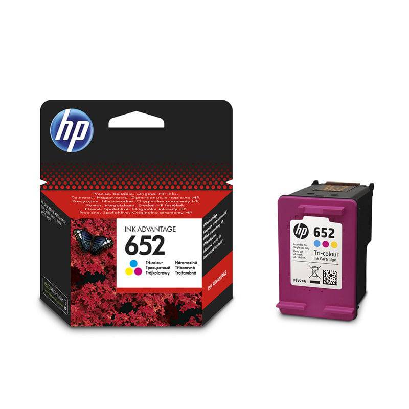 HP 652 Tri-Color - 200 Pages / Tri-Color / Ink Cartridge