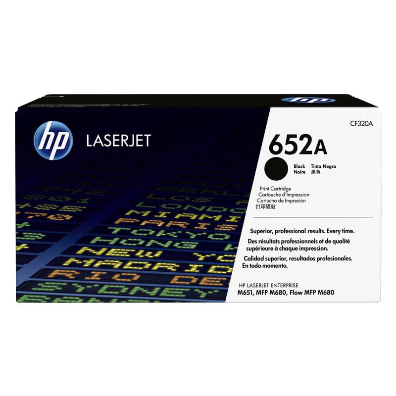 HP 652A Black Color - 11.5K Pages / Black Color / Toner Cartridge