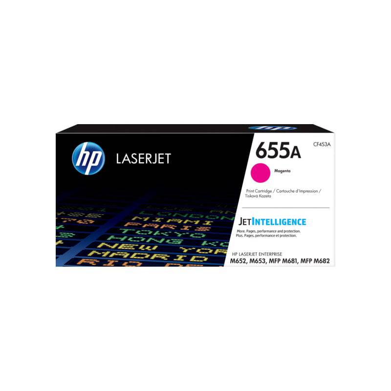 HP 655A LaserJet Toner Cartridge - 10.5K Pages / Magenta Color / Toner Cartridge