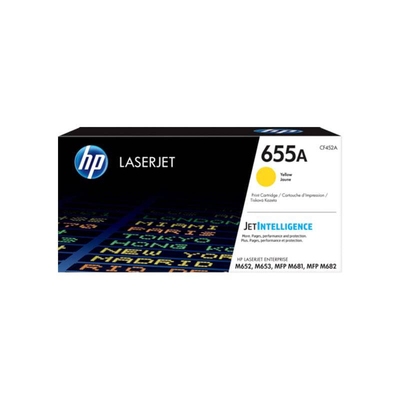 HP 655A LaserJet Toner Cartridge - 10.5K Pages / Yellow Color / Toner Cartridge
