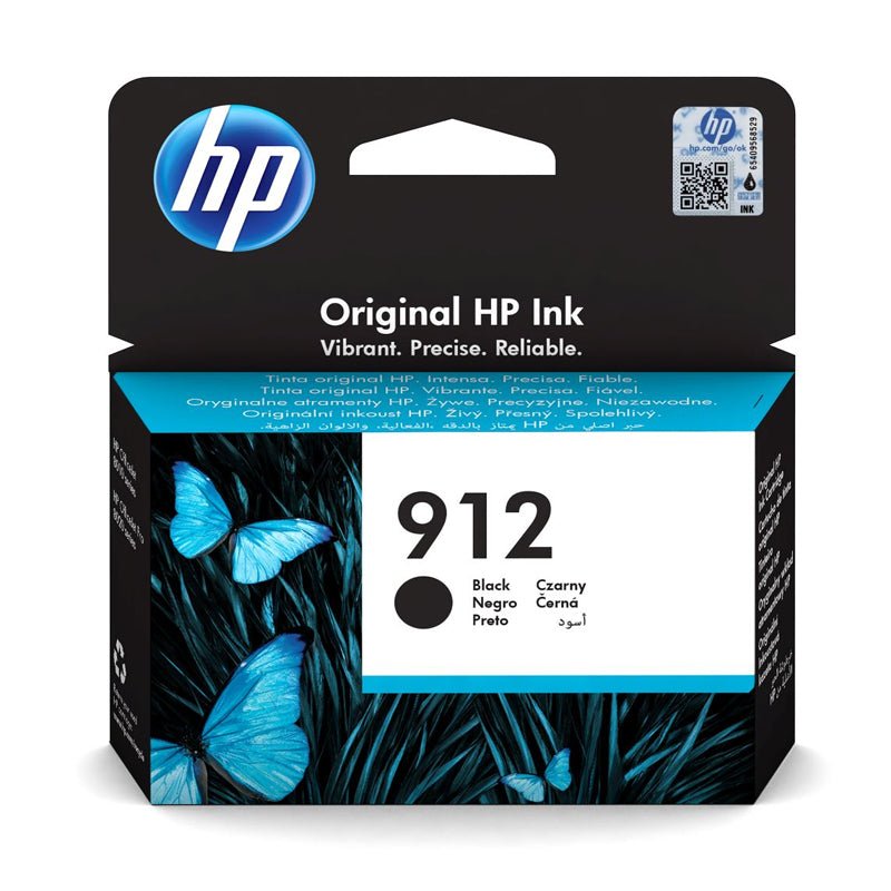 HP 912 Black Original Ink Cartridge - 300 Pages / Black Color / Ink Cartridge