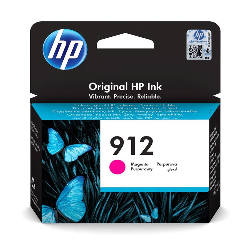 HP 912 Magenta Original Ink Cartridge - 315 Pages / Magenta Color / Ink Cartridge