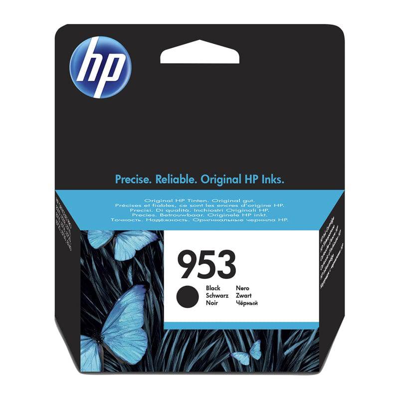 HP 953 Black Ink Cartridge - 1K Pages / 10.5pl / Black Color / Ink Cartridge