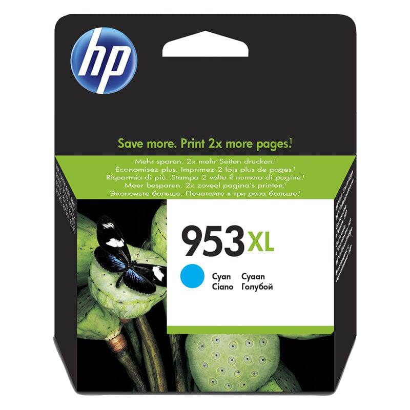 HP 953XL High Yield Cyan Ink Cartridge - 1.6K Pages / Cyan Color / Ink Cartridge