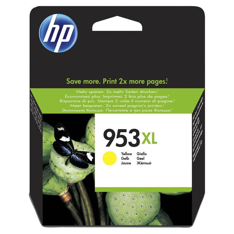 HP 953XL High Yield Yellow Ink Cartridge - 1.6K Pages / Yellow Color / Ink Cartridge