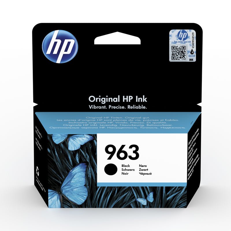 HP 963 Black Original Ink Cartridge - 1000 Pages / Black Color / Ink Cartridge