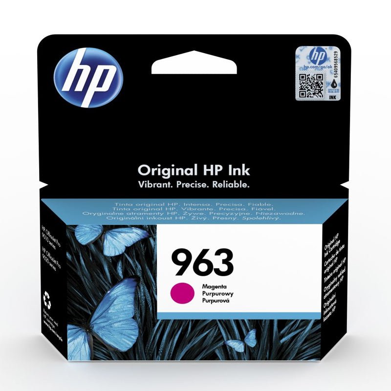 HP 963 Magenta Original Ink Cartridge - 700 Pages / Magenta Color / Ink Cartridge