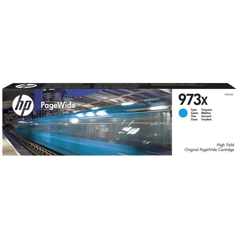 HP 973X High Yield Cyan Ink Cartridge - 7K Pages / Cyan Color / Ink Cartridge