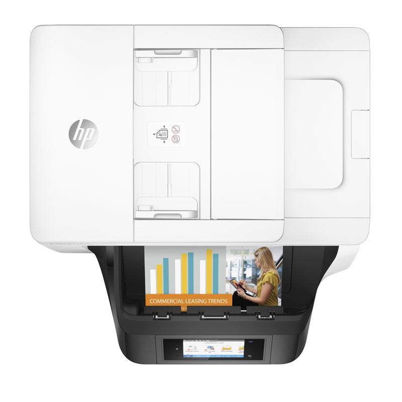 HP OfficeJet Pro 8730 AIO - 24ppm / 2400dpi / A4 / USB / Wi-Fi / LAN / FAX / Color Inkjet - Printer