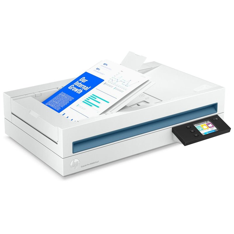 HP ScanJet Pro N4600 fnw1 - 40ppm / 1200dpi / A4 / LAN / Wi-Fi / USB / Flatbed ADF Scanner