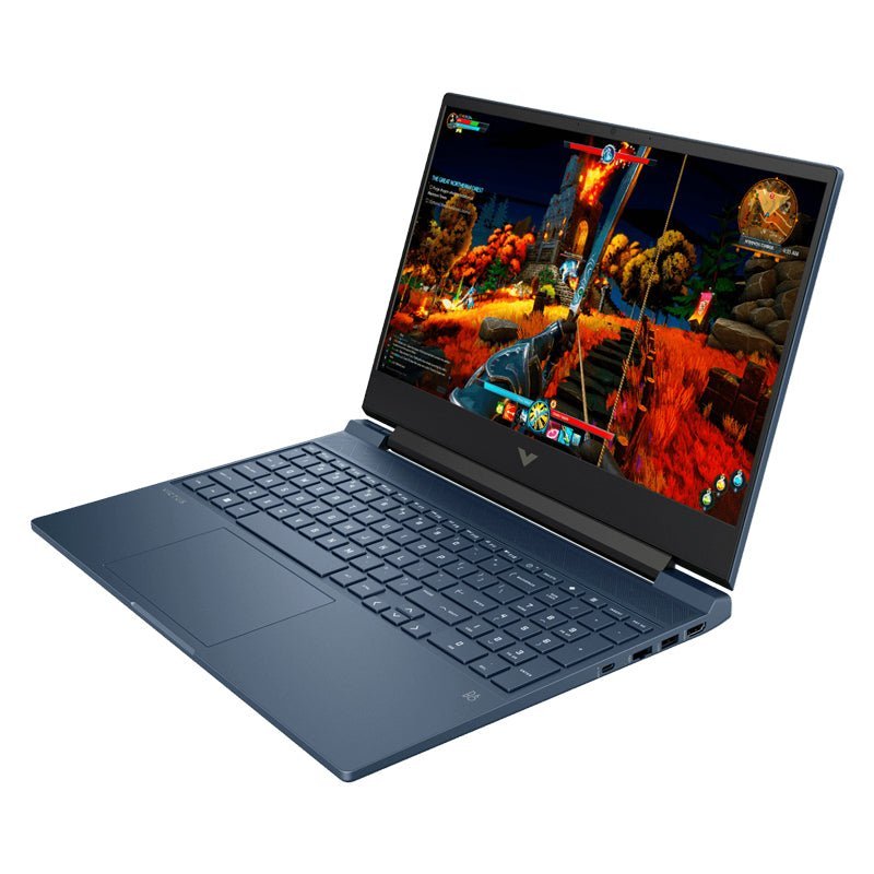 HP Victus Gaming Laptop 15-FA1075NE - 15.6" FHD / i7 / 16GB / 1TB (NVMe M.2 SSD) / RTX 4050 6GB VGA / DOS (Without OS) / 1YW / Blue - Laptop