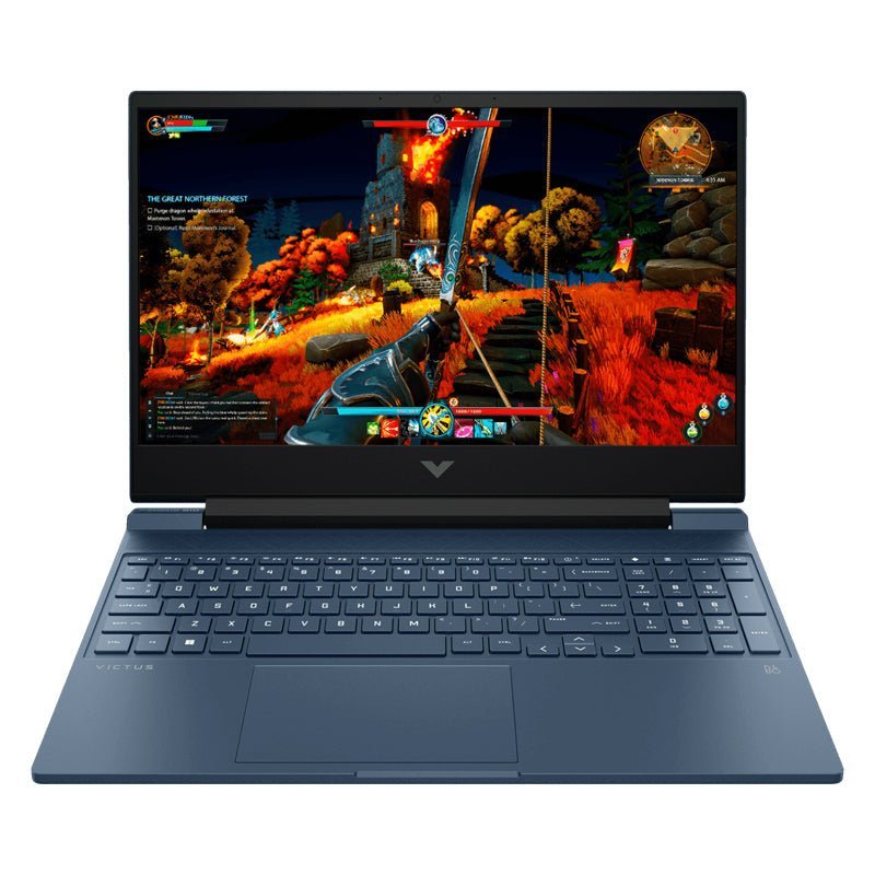 HP Victus Gaming Laptop 15-FA1084NE - 15.6" FHD / i7 / 16GB / 500GB (NVMe M.2 SSD) / RTX 4050 6GB VGA / DOS (Without OS) / 1YW / Blue - Laptop