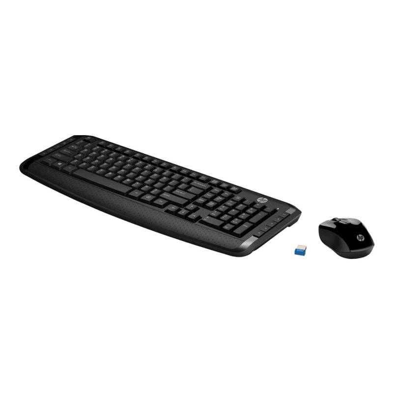 إتش بي لاسلكي لوحة مفاتيح و ماوس 300 - لاسلكي / العربية/الإنجليزية / أسود - لوحة مفاتيح & ماوس السرد