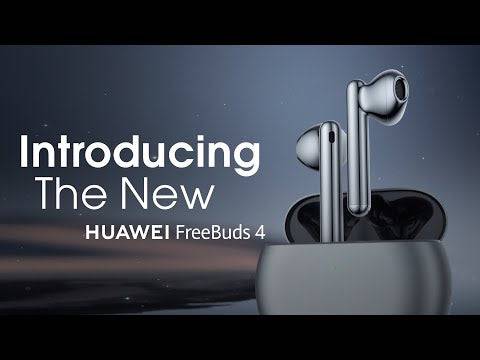 Huawei FreeBuds 4 Wireless Earbuds - Bluetooth 5.2 / USB-C / Silver Frost