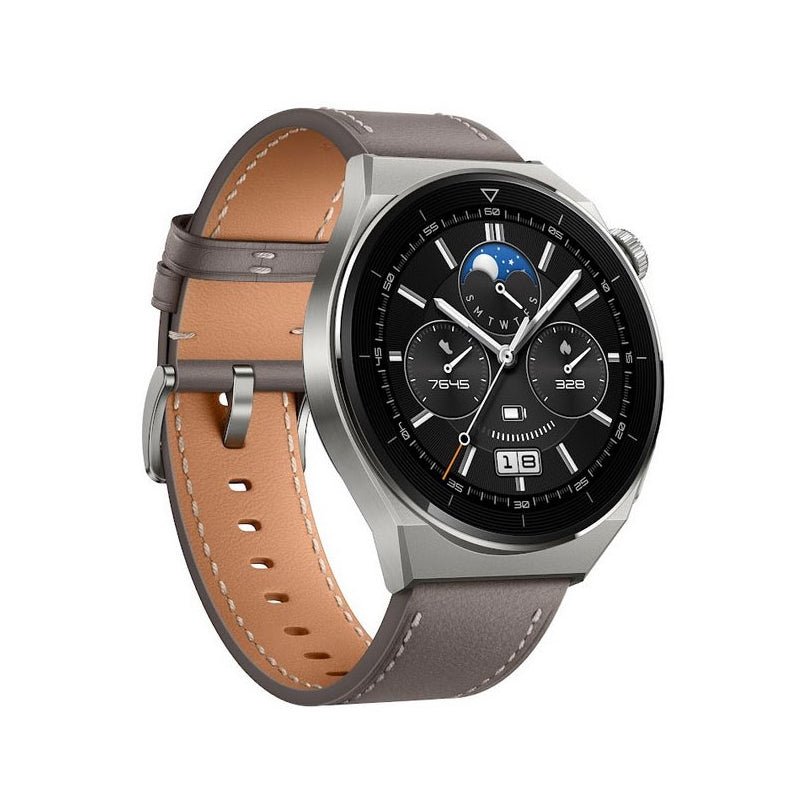 Huawei Watch GT 3 Odin Pro Smart Watch - 1.43" AMOLED / 46mm / Bluetooth / Gray Leather