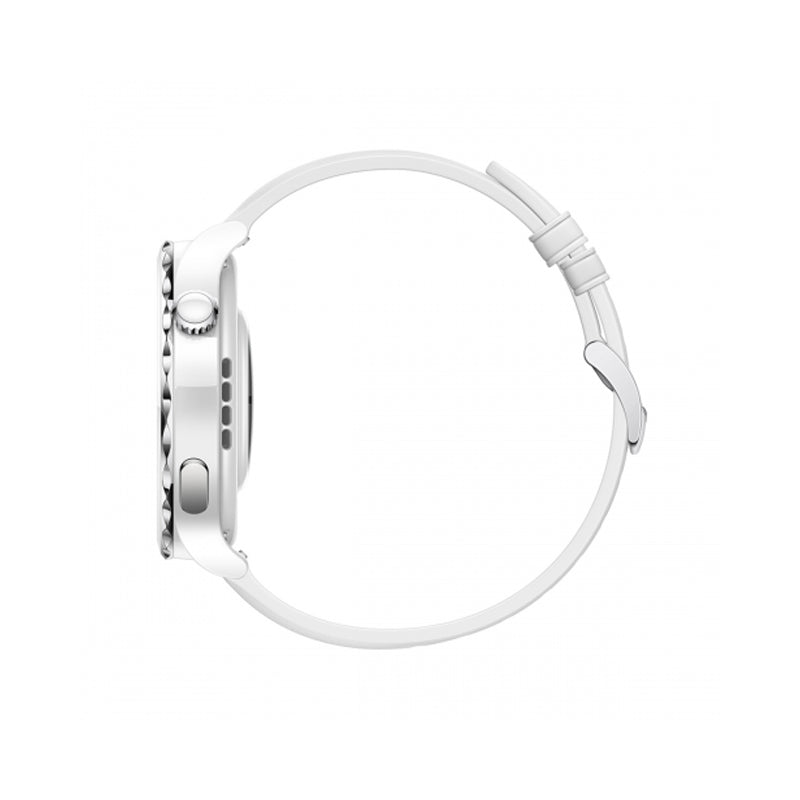 Huawei Watch GT 3 Pro Frigga Smart Watch - 1.32" AMOLED / 43mm / Bluetooth / White Leather