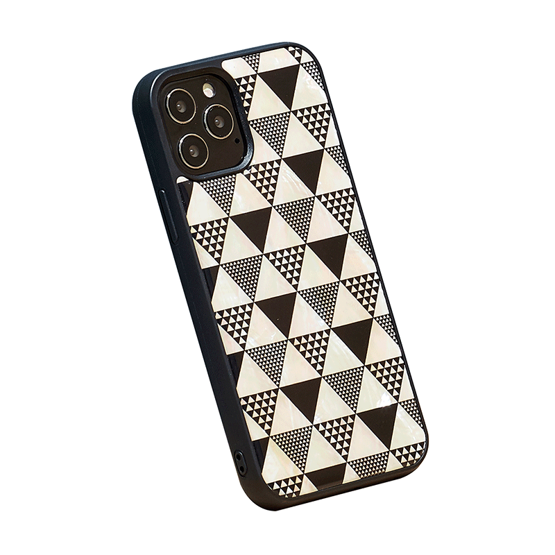 Ikins Natural Pearl Case For iPhone 12 & 12 Pro - Pyramid