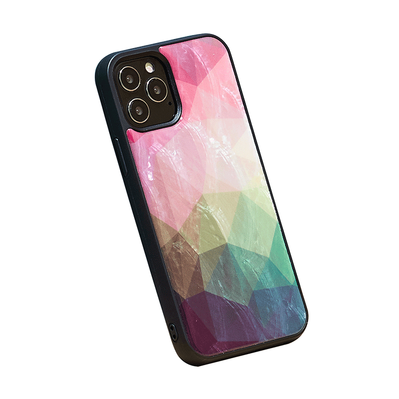 Ikins Natural Pearl Case For iPhone 12 & 12 Pro - Water Flower