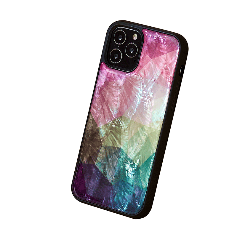 Ikins Natural Pearl Case For iPhone 12 & 12 Pro - Water Flower