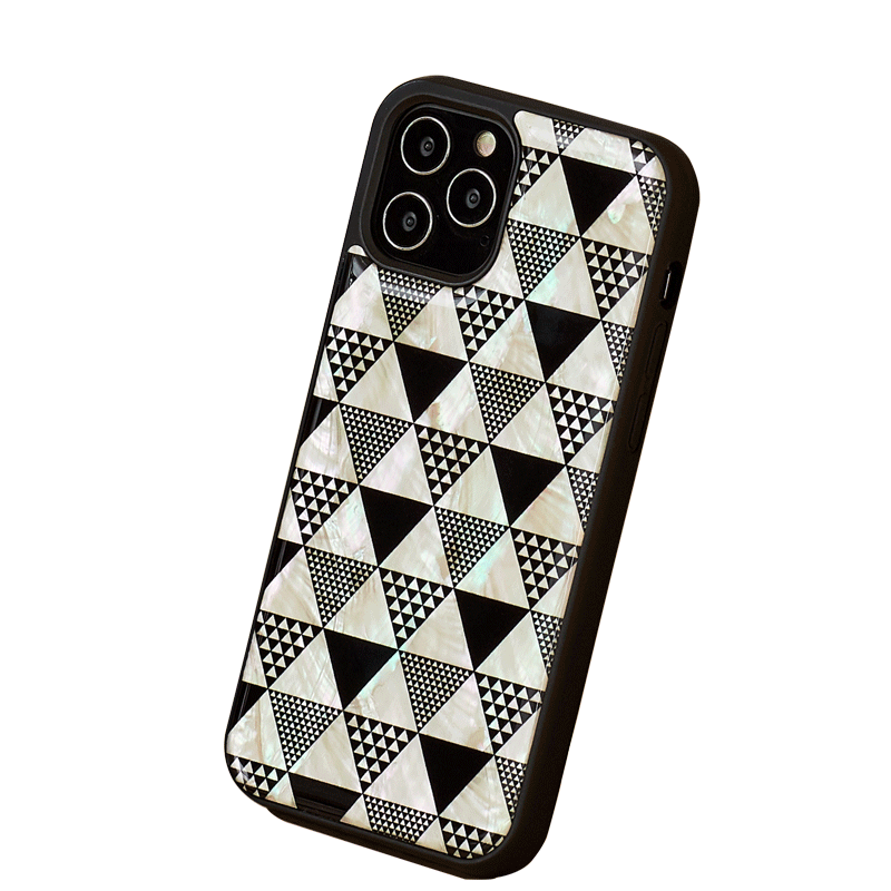 Ikins Natural Pearl Case For iPhone 12 Pro Max - Pyramid