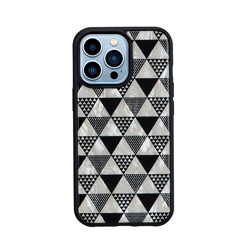 Ikins Natural Pearl Case For iPhone 13 Pro - Pyramid