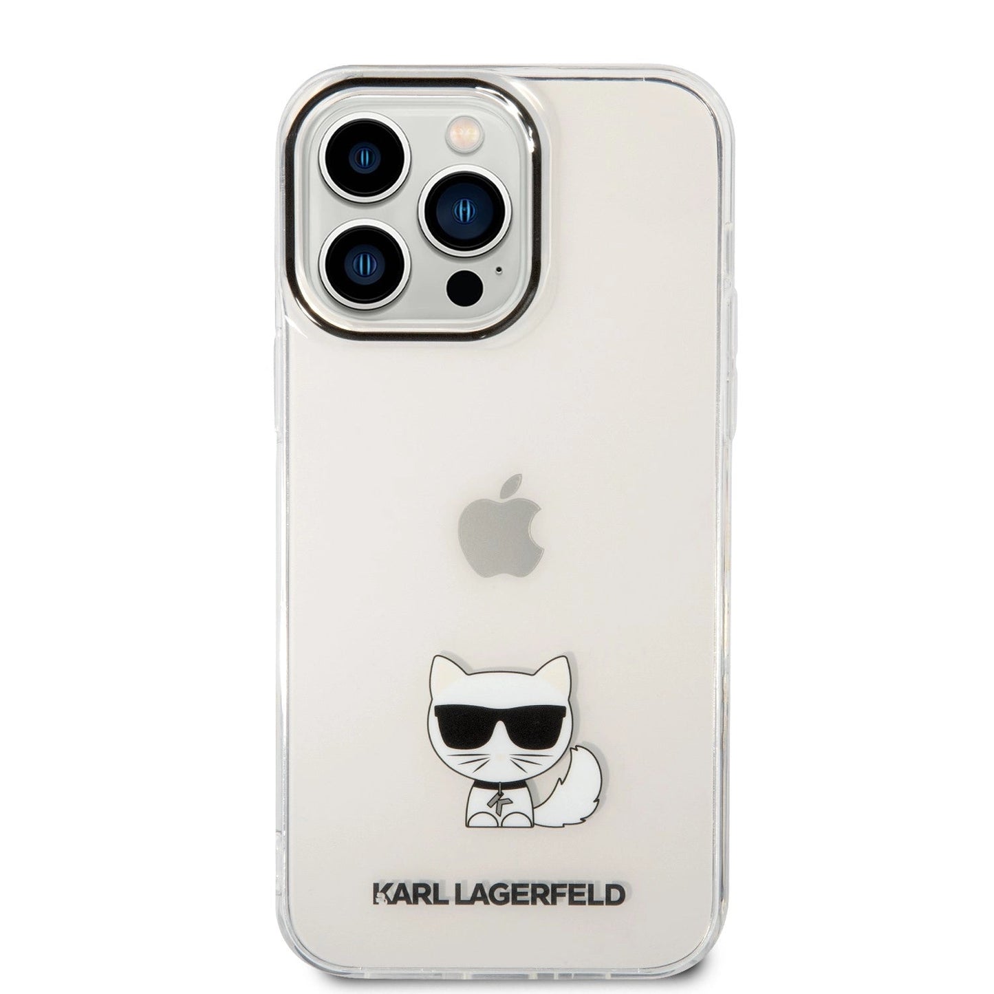 iPhone 14 Pro Max - Transparent Karl Lagerfeld IML Choupette Body Hard Case