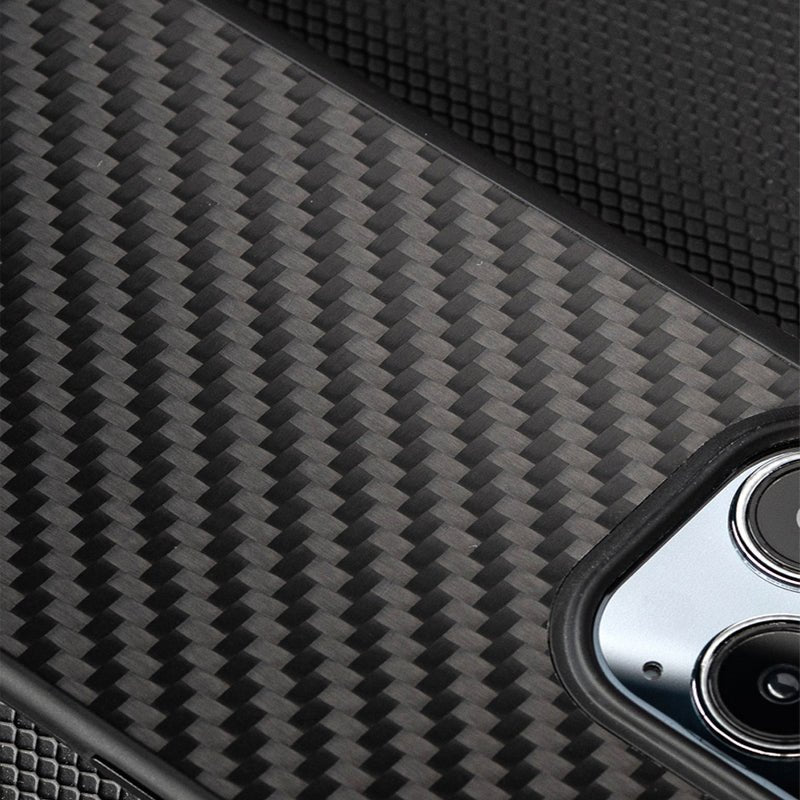 Itskins Ballistic Carbon Case Compatible With MagSafe - Apple iPhone 14 Pro / Black